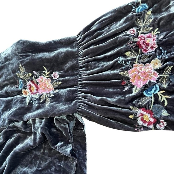 Johnny Was Britton heavily embroidered velvet jacket NWT RARE (oversized) - Picture 13 of 16